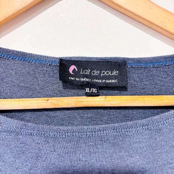 🌼 NWOT 🌼 LAIT DE POULE Grey crop top - Picture 4 of 7